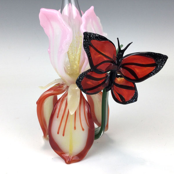 Iris &Monarch Butterfly Perfume Bottle - Loy Allen - Image 4
